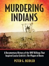 Cover image for Murdering Indians